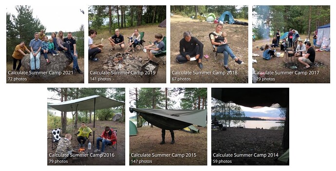 Calculate Summer Camp Gallary